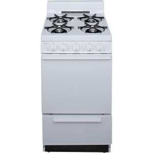 Holiday Gas Range, 20"W, 2.4 cu ft, Freestanding, ADA, White - 303115 | Lowe's Pro Supply