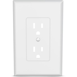 Hubbell Hubbell TayMac Revive 1-Gang Mid-Size White PVC Indoor Duplex Wall Plate, Pack of 5 - 340024 | Lowe's Pro Supply