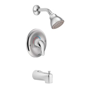 hateau Single-Handle Tub / Shower Trim Kit, 1.75gpm, Chrome, Valve Not Included