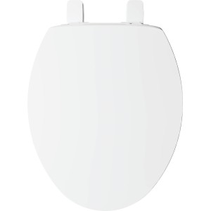 Bemis Bemis 730SLEC Round Plastic Toilet Seat White Easy Clean Slow-Close - 730004 | Lowe's Pro Supply