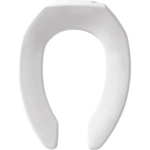 Bemis Bemis 1955CT Elongated Plastic Toilet Seat White Never Loosens - 730005 | Lowe's Pro Supply