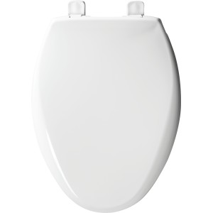 Bemis Bemis 7900TDGSL Elongated Plastic Toilet Seat White Never Loosens Slow-Close with Extra Stability - 730007 | Lowe's Pro Supply