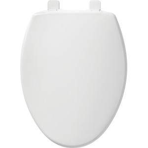Bemis Bemis 7300SL Elongated Plastic Toilet Seat White Never Loosens Slow-Close - 730009 | Lowe's Pro Supply