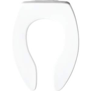 Bemis Bemis 1655SSCT Elongated Plastic Toilet Seat White Never Loosens Self Sustaining - 730019 | Lowe's Pro Supply