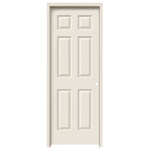 Interior Pre-Hung Door 6-Panel Split Jamb 366 Case 24X80" LH
