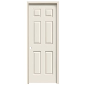 Interior Pre-Hung Door 6-Panel Split Jamb 366 Case 30X80" RH