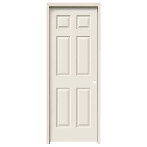 Interior Pre-Hung Door 6-Panel Split Jamb 366 Case 30X80" LH
