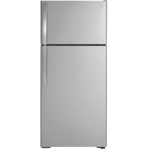 GE Top-Freezer Refrigerator, 28 in, 16.6 cu ft, ADA, Stainless Steel - 280281 | Lowe's Pro Supply