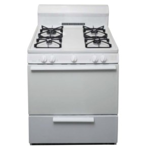 Premier Appliances Gas Range, 30"W, 3.9 cu ft, Freestanding, ADA, White, SFK190OP - 303117 | Lowe's Pro Supply
