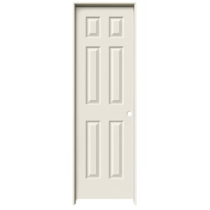 interior pre-hung 6-panel door 18" x 80" left hand