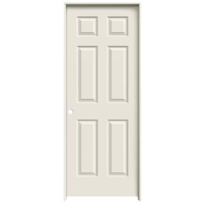 Interior Pre-Hung 6-Panel Door 30" x 80" Right Hand