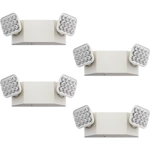 lithonia lighting lithonia lighting 120/277v led white hardwired emergency light, pack of 4 - 446001 | lowe's pro supply