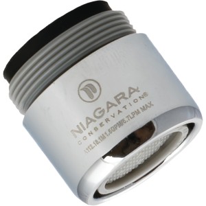 AM Conservation Dual Thread Aerator 1.5 GPM Chrome