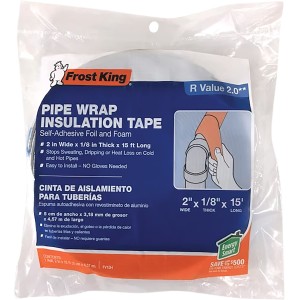 Frost King Frost King 1/8-in x 15-ft Foam Pipe wrap insulation - 792004 | Lowe's Pro Supply