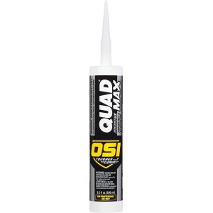 OSI QUAD QUAD MAX, Window and Door, Paintable Advanced Sealant Caulk, White, 9.5 oz - 802414 | Lowe's Pro Supply