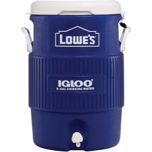 Igloo Lowe's 5 Gallon Blue Insulated Beverage Cooler - 896001 | Lowe's Pro Supply