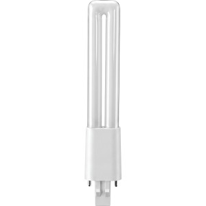 7W (13W Replacement) Soft White (2700K) GX23 Base PL Light Bulb