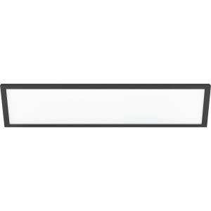 Feit Electric Feit 50W 4000 Lumen Selectable CCT Matte Black Flat-Panel LED Ceiling Fixture 12-in x 48-in - 427396 | Lowe's Pro Supply