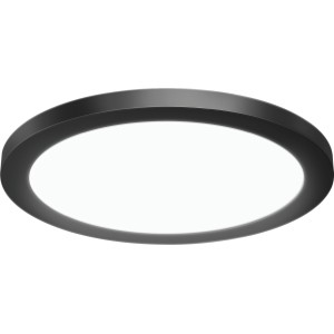 Feit Electric Feit 12.5W 875 Lumen Selectable CCT Matte Black Round Flat-Panel LED Ceiling Fixture 11-in - 427397 | Lowe's Pro Supply