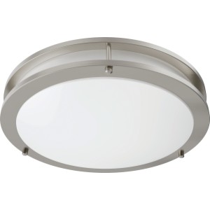 Feit Electric Feit 24W 1750 Lumen Selectable CCT Brushed Nickel Adjustable LED Ceiling Fixture 14-IN - 442002 | Lowe's Pro Supply