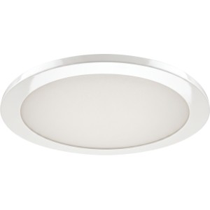 Feit Electric Feit 22.5W 1650 Lumen Selectable CCT White Round Flat-Panel LED Ceiling Fixture 15-in - 442335 | Lowe's Pro Supply