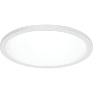 Feit Electric Feit 12.5W 800 Lumen Selectable CCT White Round Flat-Panel LED Ceiling Fixture - 442337 | Lowe's Pro Supply