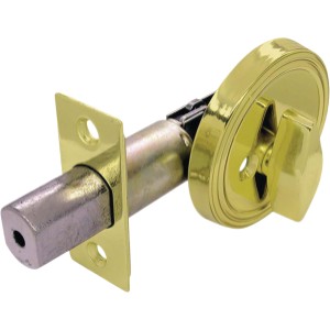keyless deadbolt polished brass