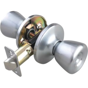 Tulip Passage Knob Satin Chrome