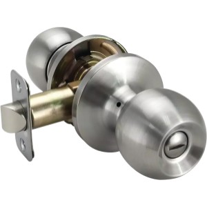 LPS Sourcing Ball Privacy Knob Satin Nickel - 550120 | Lowe's Pro Supply