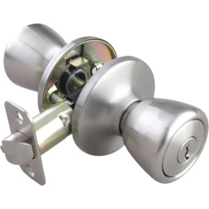 lps sourcing tulip entry knob satin nickel - 550140 | lowe's pro supply