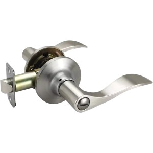 LPS Sourcing Wave Privacy Lever Satin Nickel - 550314 | Lowe's Pro Supply