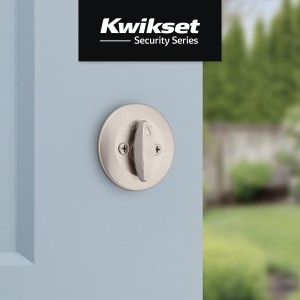 Kwikset 663 Keyless Deadbolt Screw-in-Latch Satin Chrome