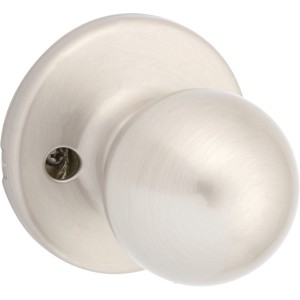 kwikset polo dummy knob satin nickel - 555365 | lowe's pro supply