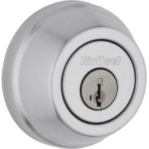Kwikset Kwikset SmartKey 780 Single Cylinder Deadbolt Satin Chrome - 558203 | Lowe's Pro Supply