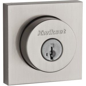 Kwikset Kwikset SmartKey Halifax Single-Cylinder Deadbolt, Satin Nickel - 558546 | Lowe's Pro Supply