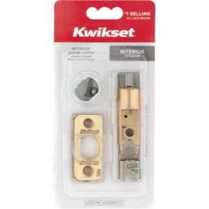 Kwikset Universal Adjustable Springlatch Polished Brass - 565220 | Lowe's Pro Supply