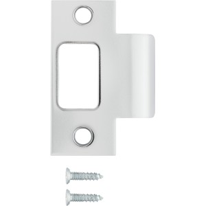T-Strike Plate 2-1/4" x 1-7/16" Satin Chrome