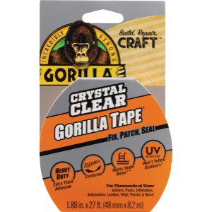 Gorilla Repair Duct Tape, Clear, 1.88 in x 27 ft - 808508 | Lowe's Pro Supply