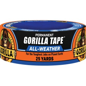 Gorilla All Weather-Butyl Waterproof Duct Tape, Black, 1.88 in x 25 Yards - 808509 | Lowe's Pro Supply
