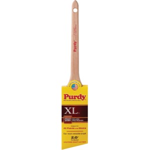 Purdy Purdy Reusable Nylon/Polyester Blend Angle Brush, All Paints & Stains, Medium Stiff, 2" - 820100 | Lowe's Pro Supply