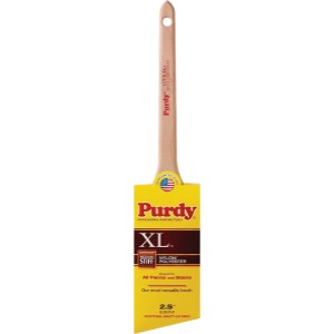 Purdy Purdy Reusable Nylon/Polyester Blend Angle Brush, All Paints & Stains, Medium Stiff, 2.5" - 820102 | Lowe's Pro Supply