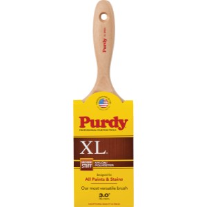 Purdy Purdy Reusable Nylon/Polyester Blend Flat Brush, All Paints & Stains, Medium Stiff, 3" - 820105 | Lowe's Pro Supply