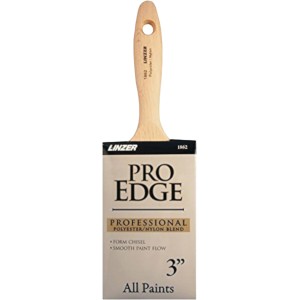 pro edge polyester/nylon blend varnish &amp; wall brush