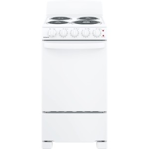 Hotpoint Coil Electric Range, 20"W, 2.3 cu ft, Freestanding, ADA, Energy Star, White - 282220 | Lowe's Pro Supply