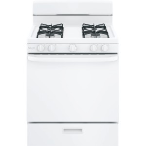 hotpoint gas range, 30"w, 4.8 cu ft, freestanding, ada, white - 283228 | lowe's pro supply