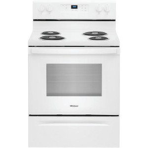 Whirlpool White 4.8 cu ft Electric Range