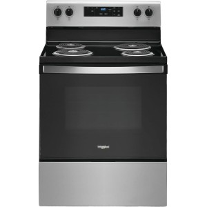 Whirlpool Stainless 4.8 cu ft Self-Cleaning Electric Range