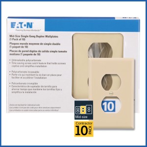 Eaton Eaton Phone Jack Deco Insert, White - 345217 | Lowe's Pro Supply