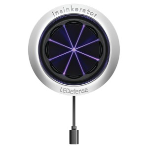insinkerator ledefense 4.5-in stainless steel garbage disposal sink flange - 721003 | lowe's pro supply
