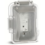 Hubbell Hubbell 1-Gang Rectangle Clear Plastic Weatherproof Electrical ...